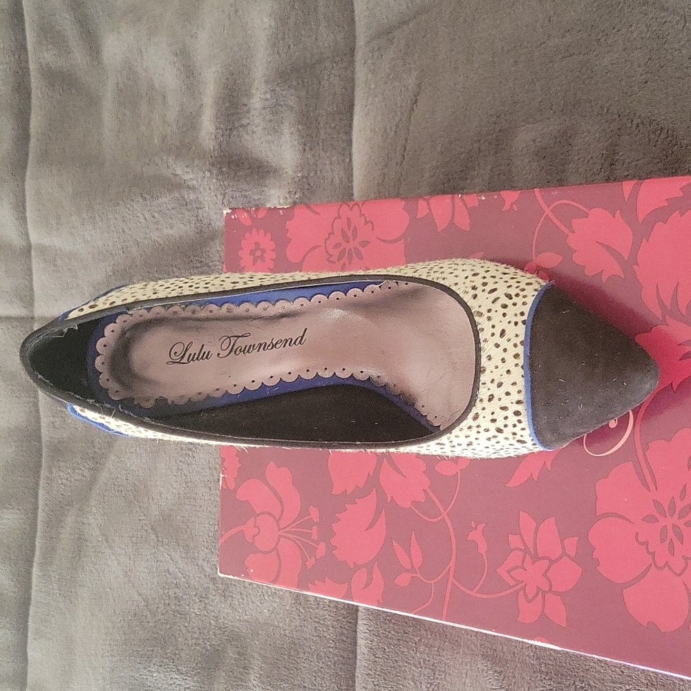 black/white pokka dot fun pumps - Picture 2 of 3